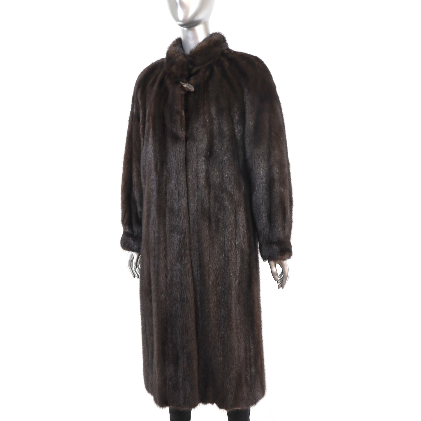Mahogany Mink Coat- Size XL