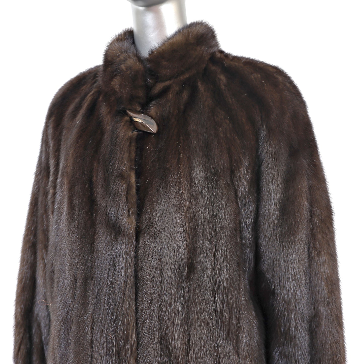 Mahogany Mink Coat- Size XL