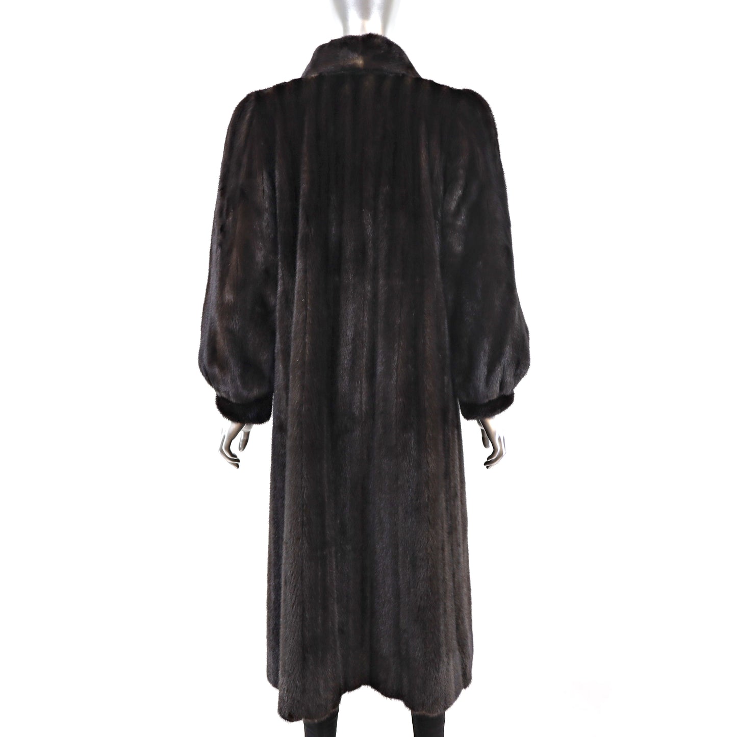 Black Mink Coat- Size M