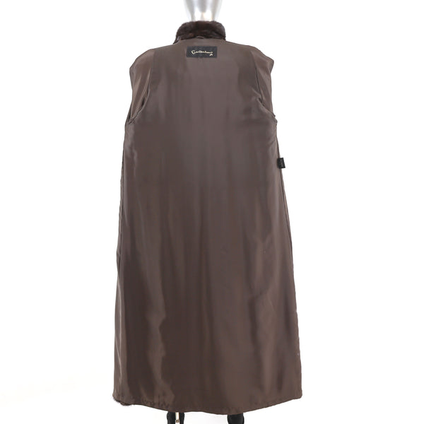 Mahogany Mink Coat- Size S-M