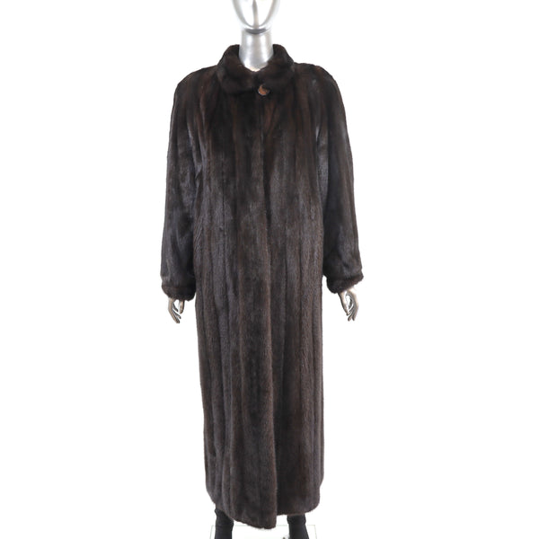 Mahogany Mink Coat- Size S-M
