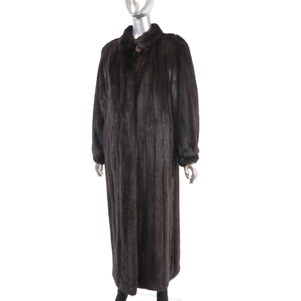 Mahogany Mink Coat- Size S-M