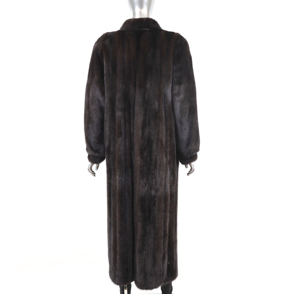 Mahogany Mink Coat- Size S-M