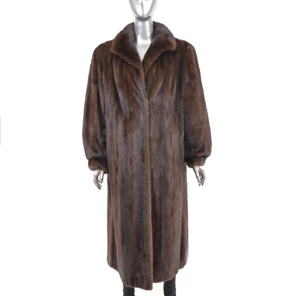 Mahogany Mink Coat- Size XXXL