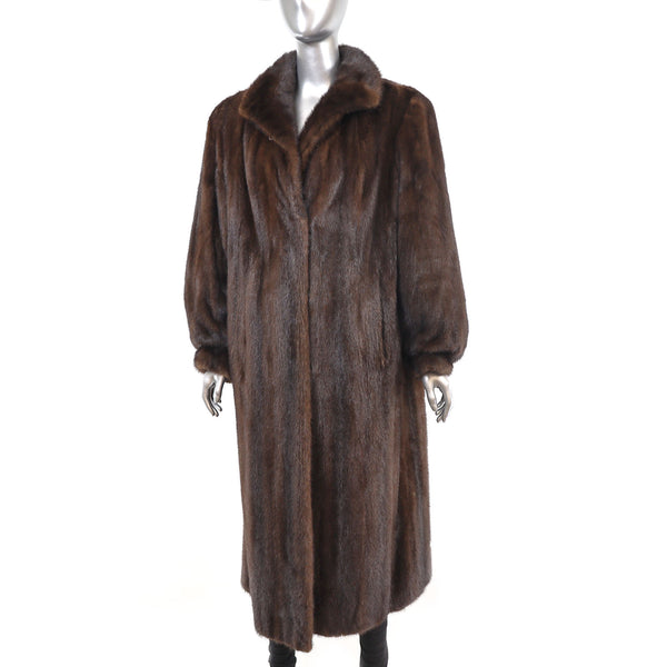 Mahogany Mink Coat- Size XXXL