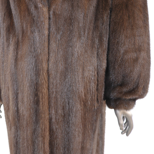 Mahogany Mink Coat- Size XXXL