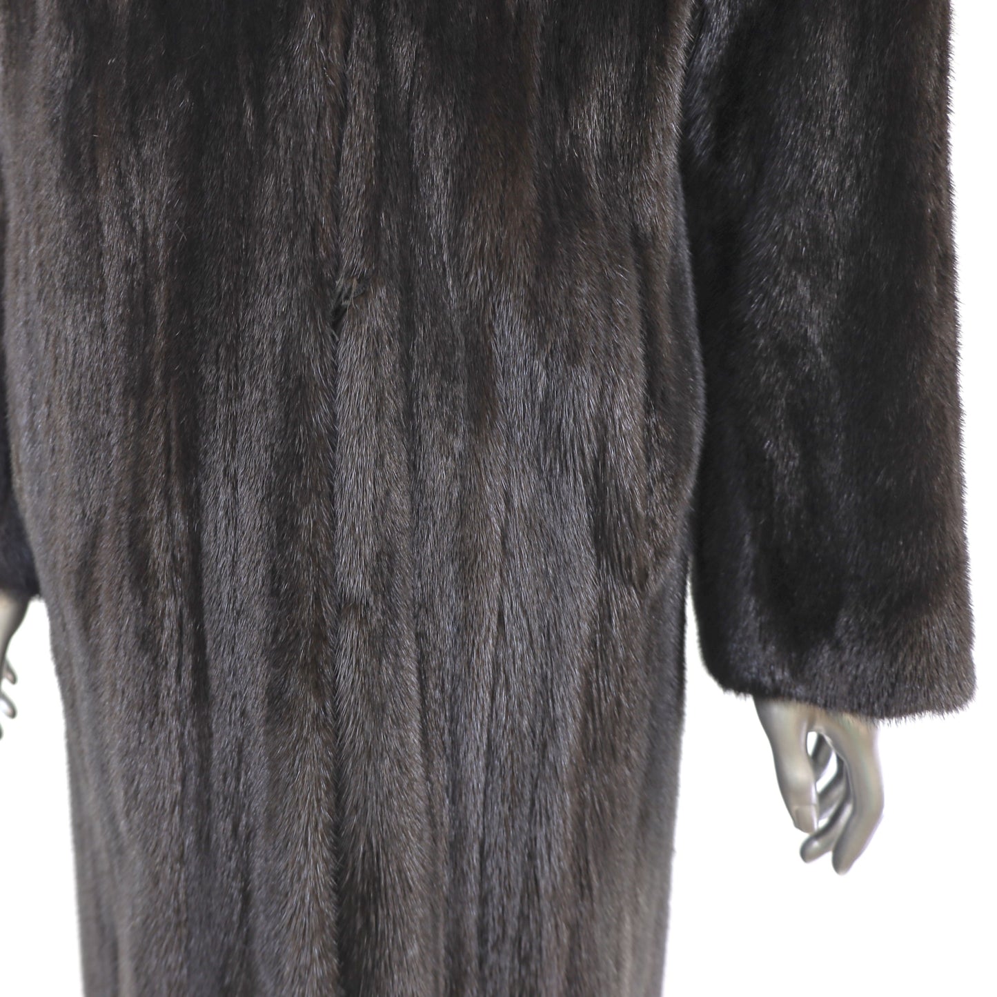 Black Mink Coat- Size L