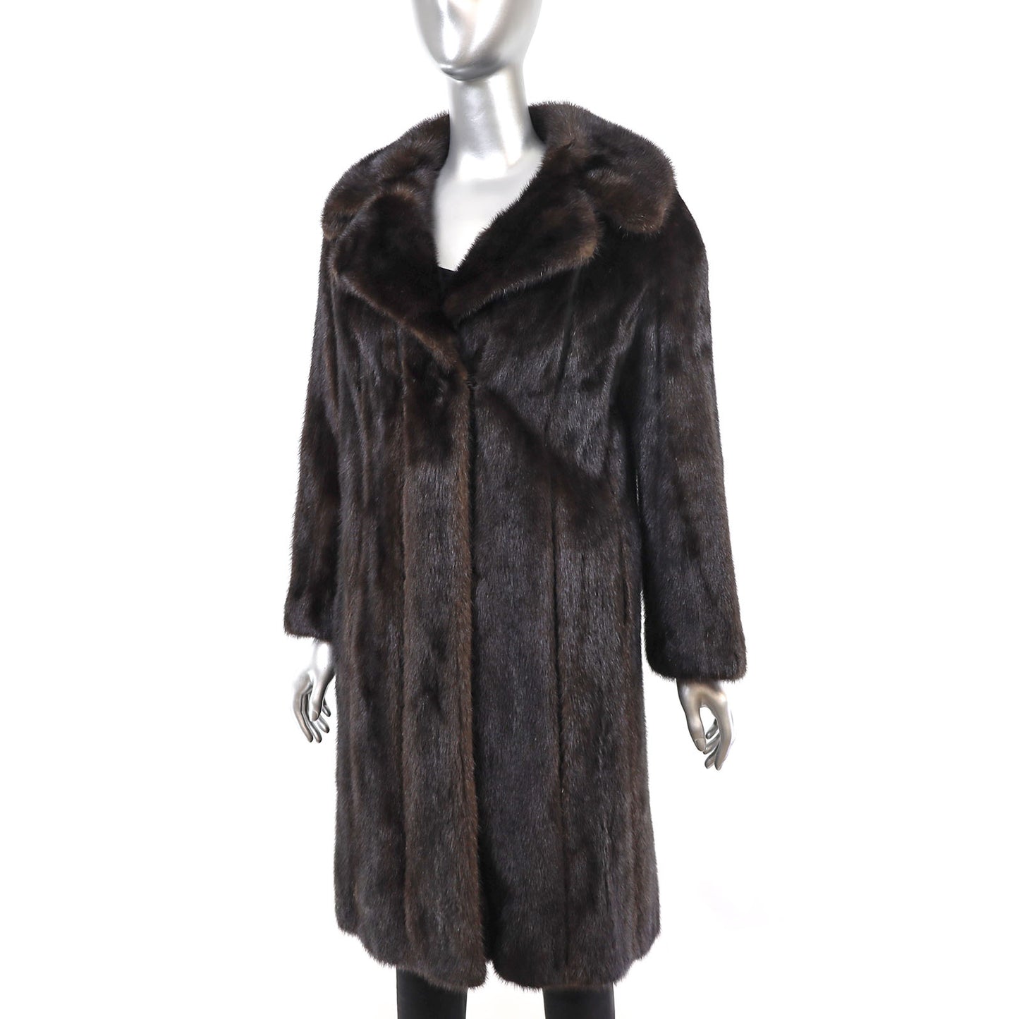 Mahogany Mink Coat- Size S