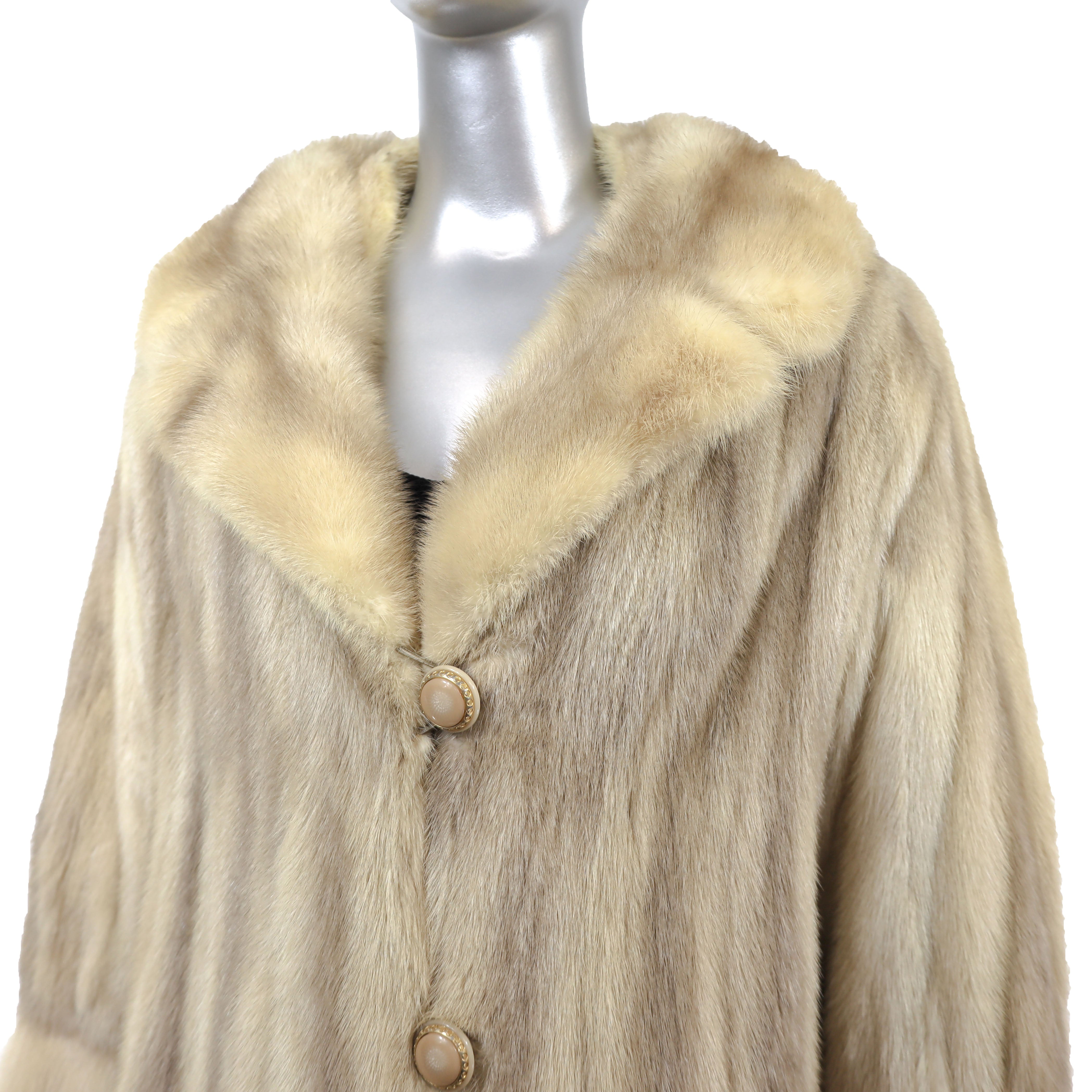 Tourmaline Mink Coat- Size S – VintageFurs