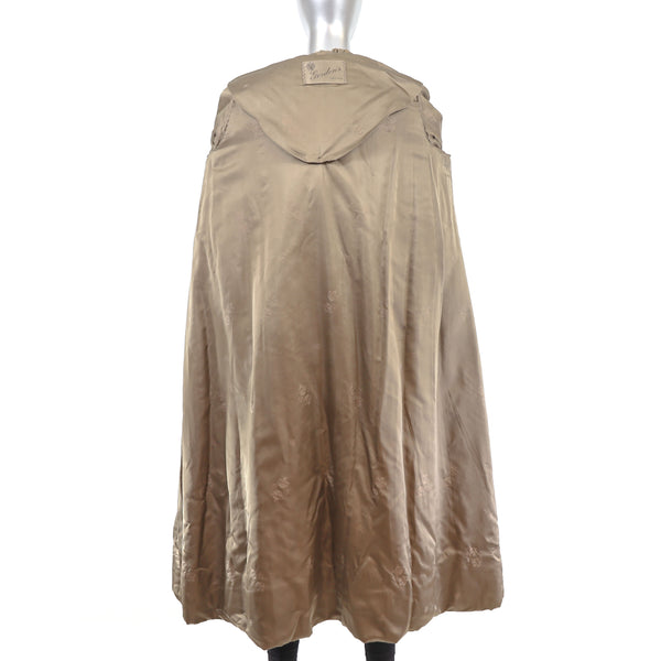 Lunaraine Mink Coat with Detachable Hood- Size L