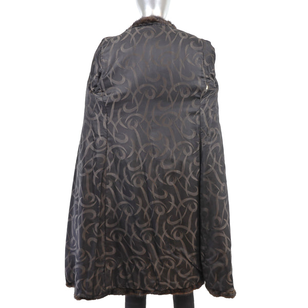 Mahogany Mink Coat- Size S