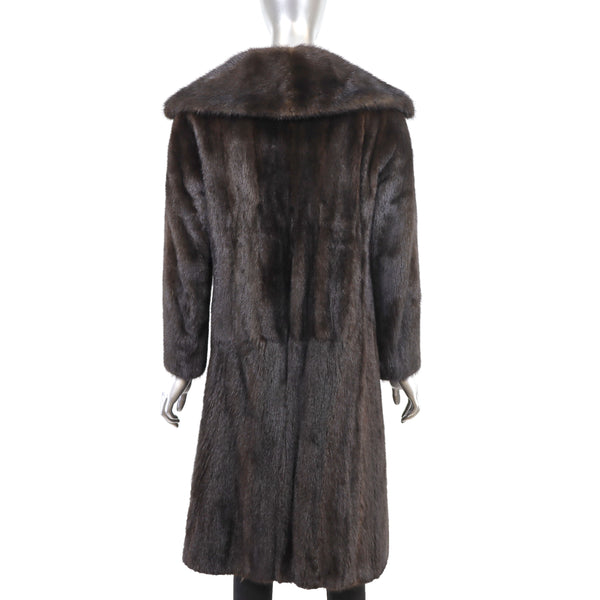 Mahogany Mink Coat- Size S