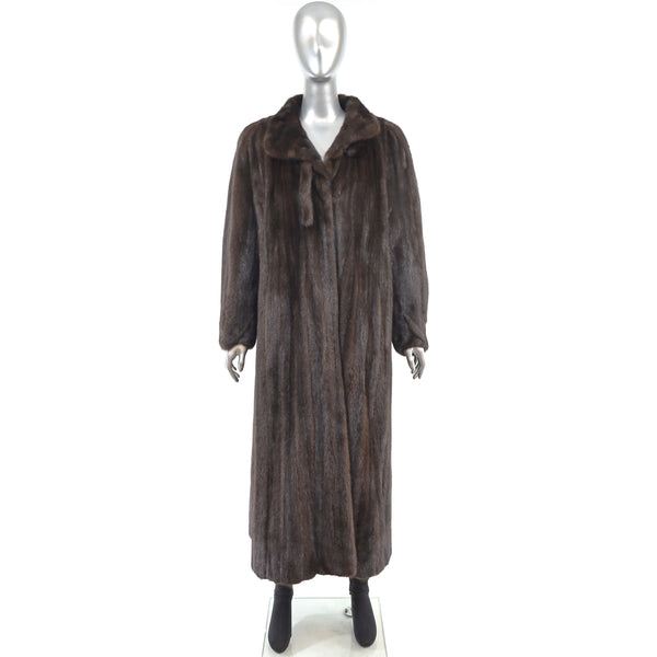 Mahogany Mink Coat- Size L