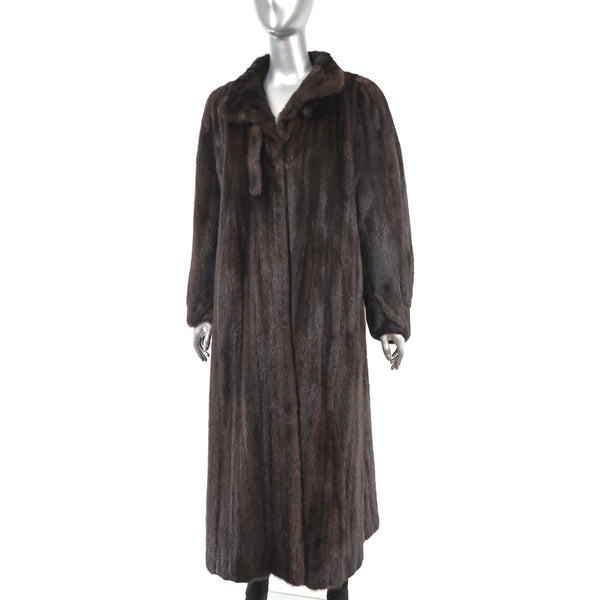 Mahogany Mink Coat- Size L