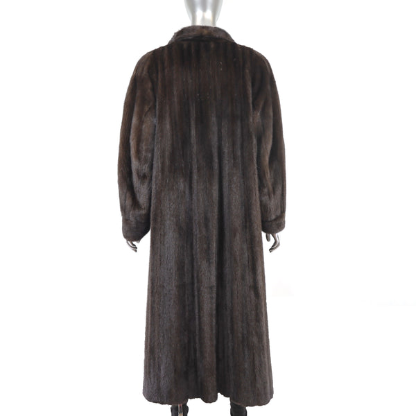 Mahogany Mink Coat- Size L