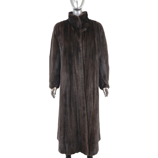 Mahogany Mink Coat- Size L