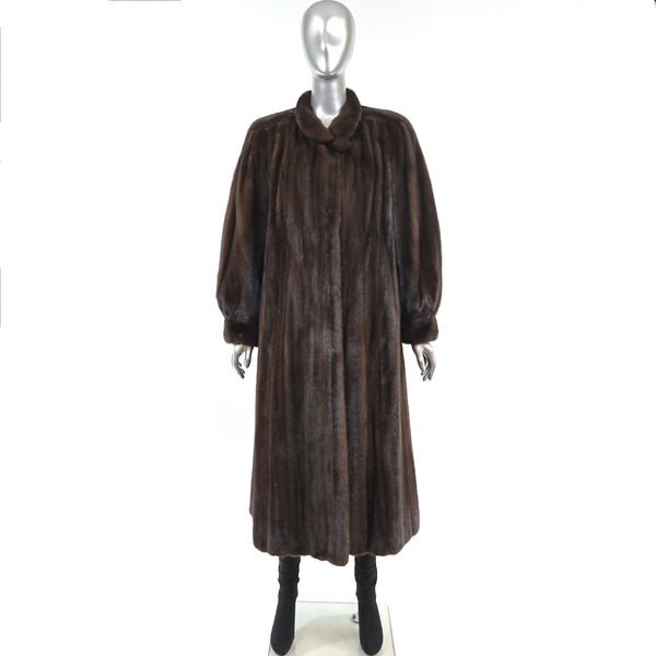 Mahogany Mink Coat- Size M