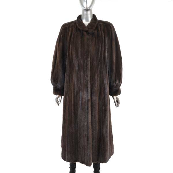 Mahogany Mink Coat- Size M