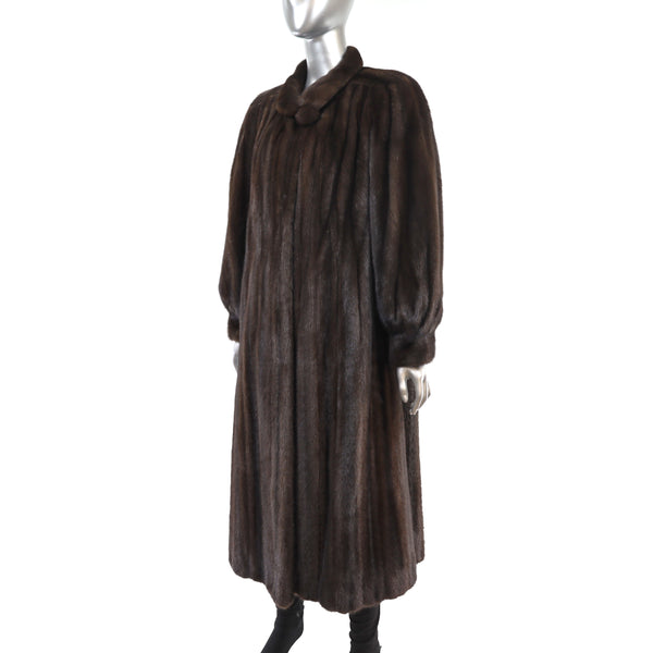 Mahogany Mink Coat- Size M