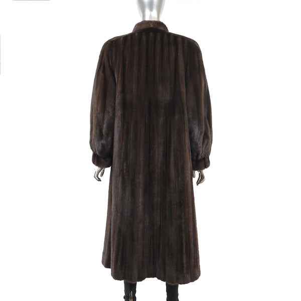 Mahogany Mink Coat- Size M