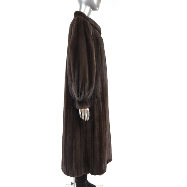 Mahogany Mink Coat- Size M