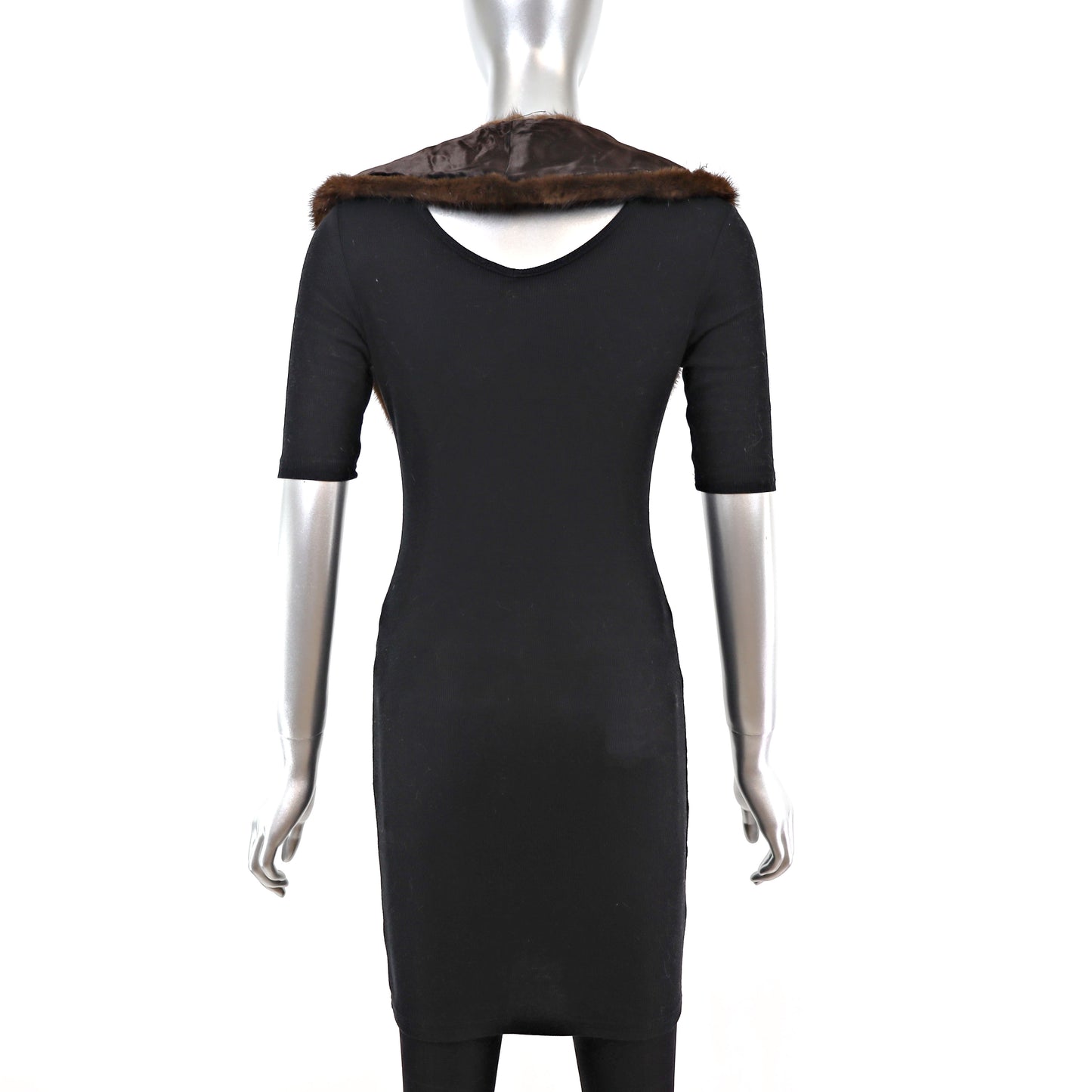 Mahogany Mink Collar- Free Size