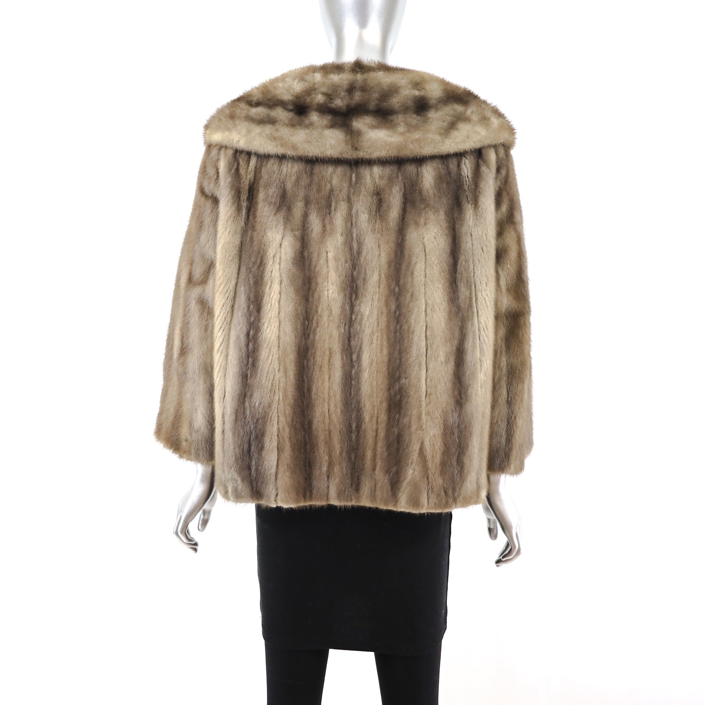 Brown Mink Jacket- Size L
