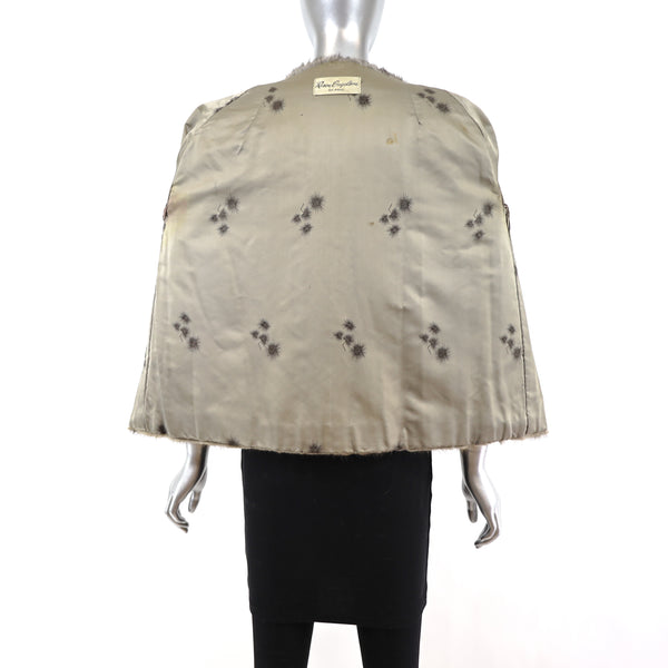 Sapphire Mink Jacket- Size L