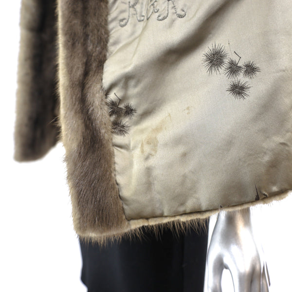 Sapphire Mink Jacket- Size L