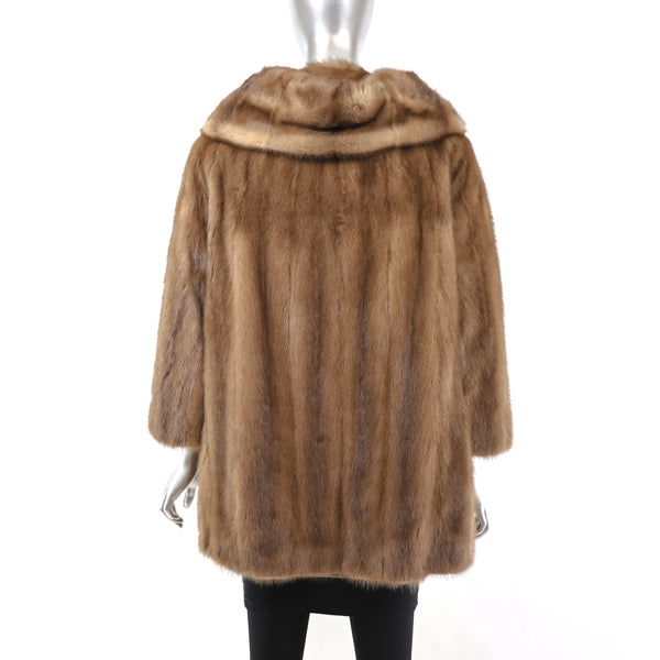 Autumn Haze Mink Jacket- Size L