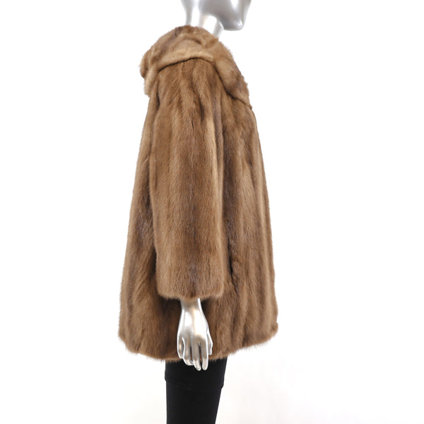 Autumn Haze Mink Jacket- Size L