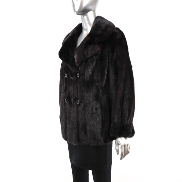 Ranch Mink Jacket- Size L