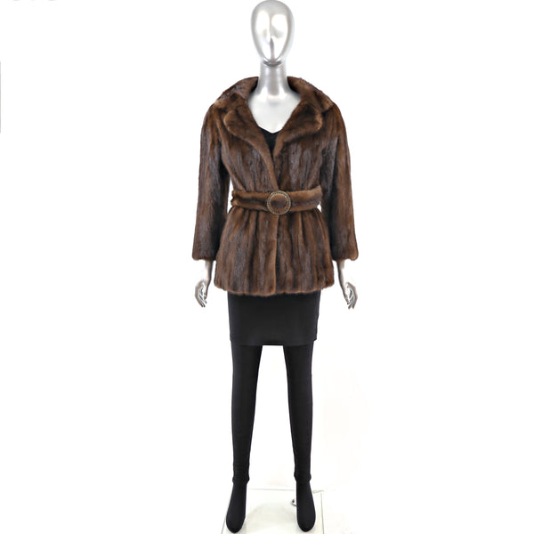 Mahogany Mink Jacket- Size XS