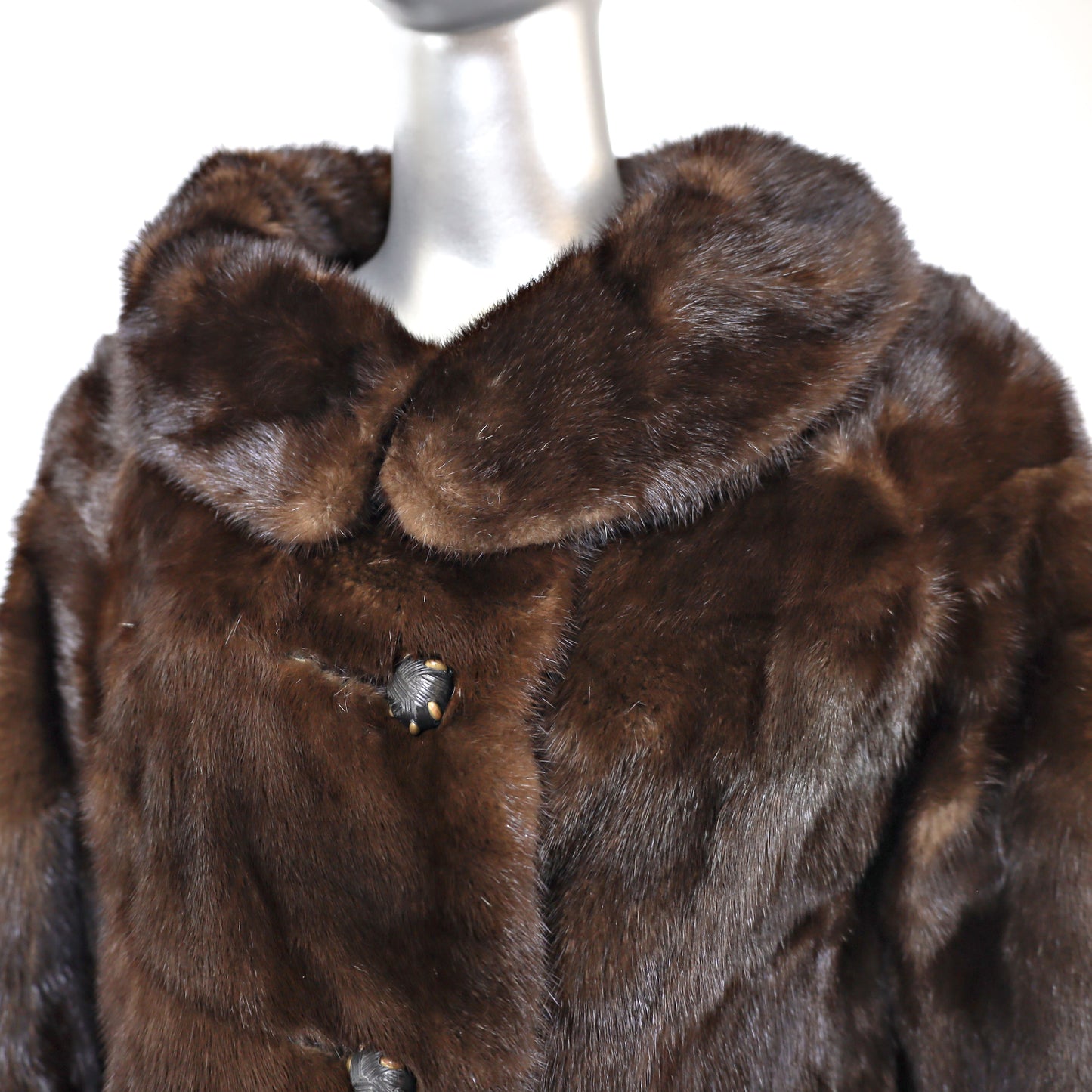 Neiman Marcus Mahogany Mink Jacket- Size L