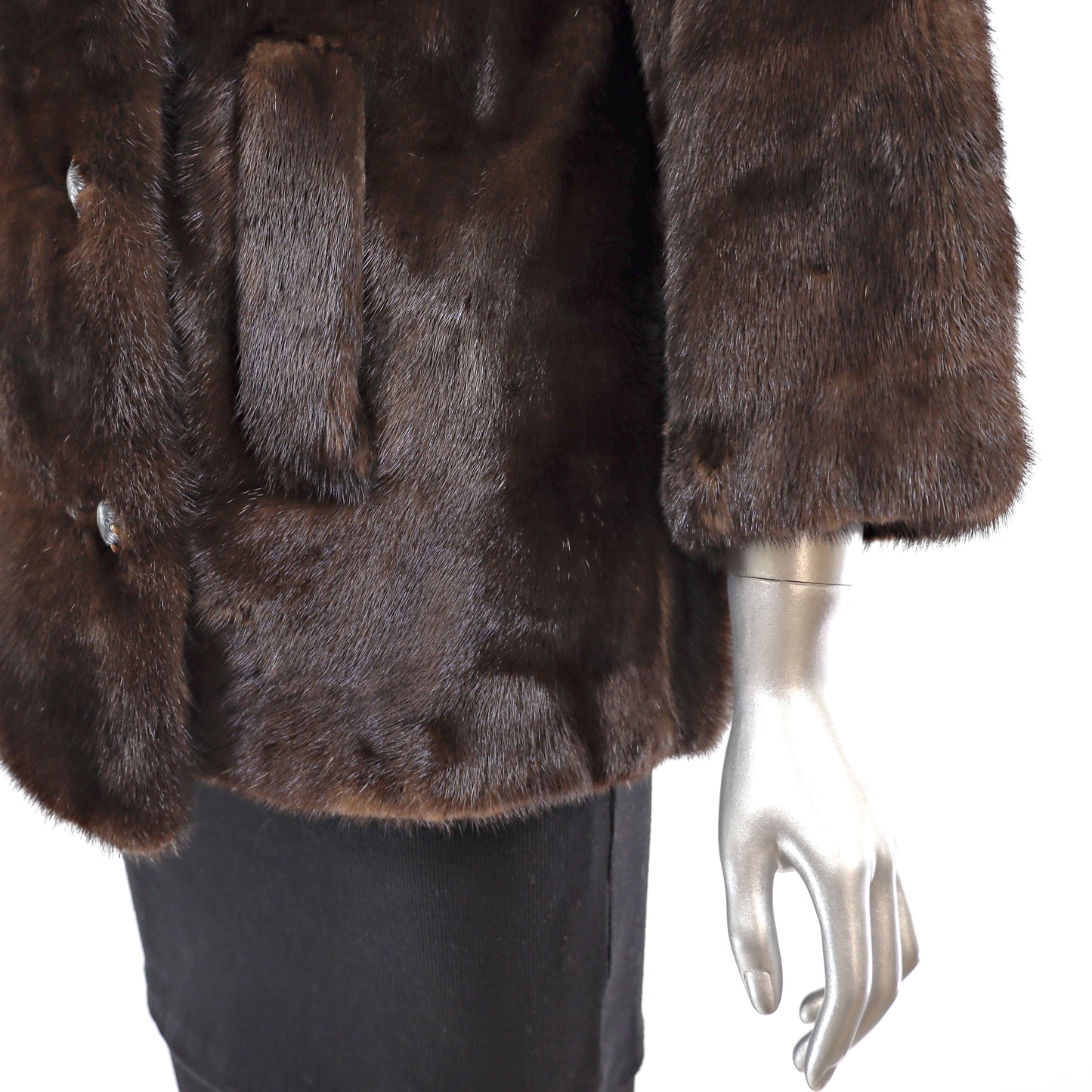 Neiman Marcus Mahogany Mink Jacket- Size L