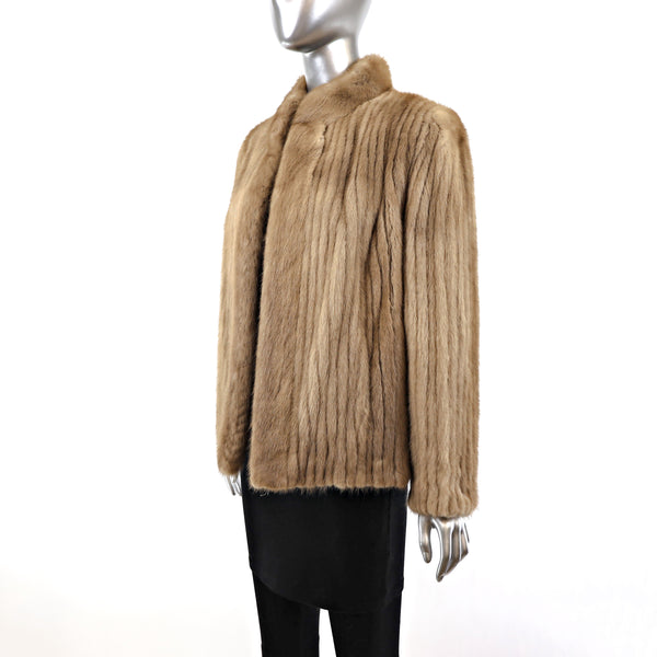 Autumn Haze Mink Corded Jacket- Size S