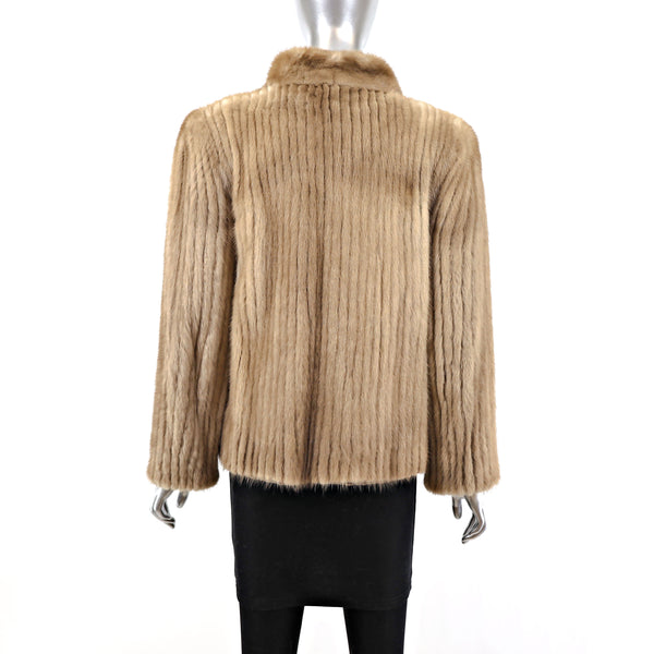 Autumn Haze Mink Corded Jacket- Size S