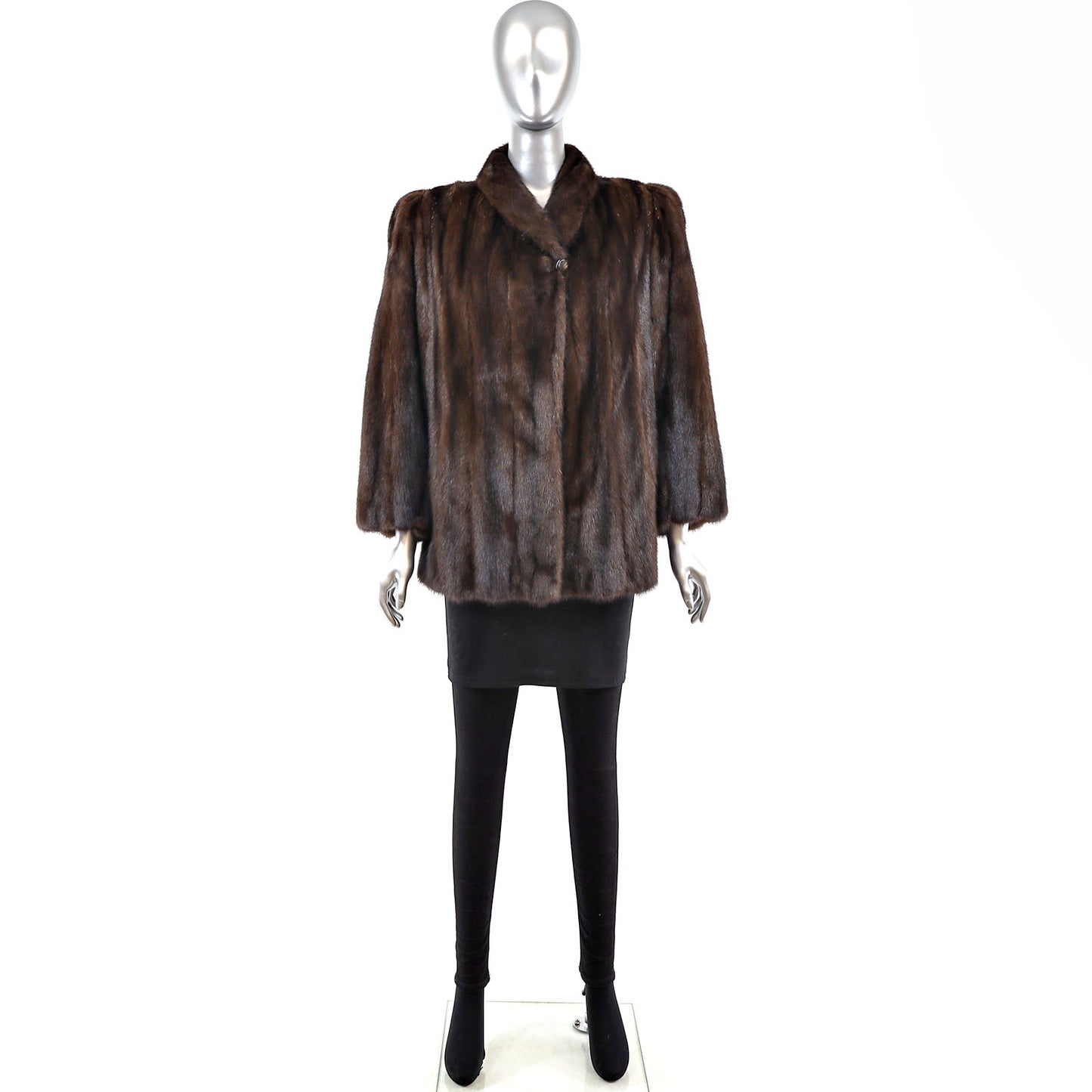 Mahogany Mink Jacket- Size M