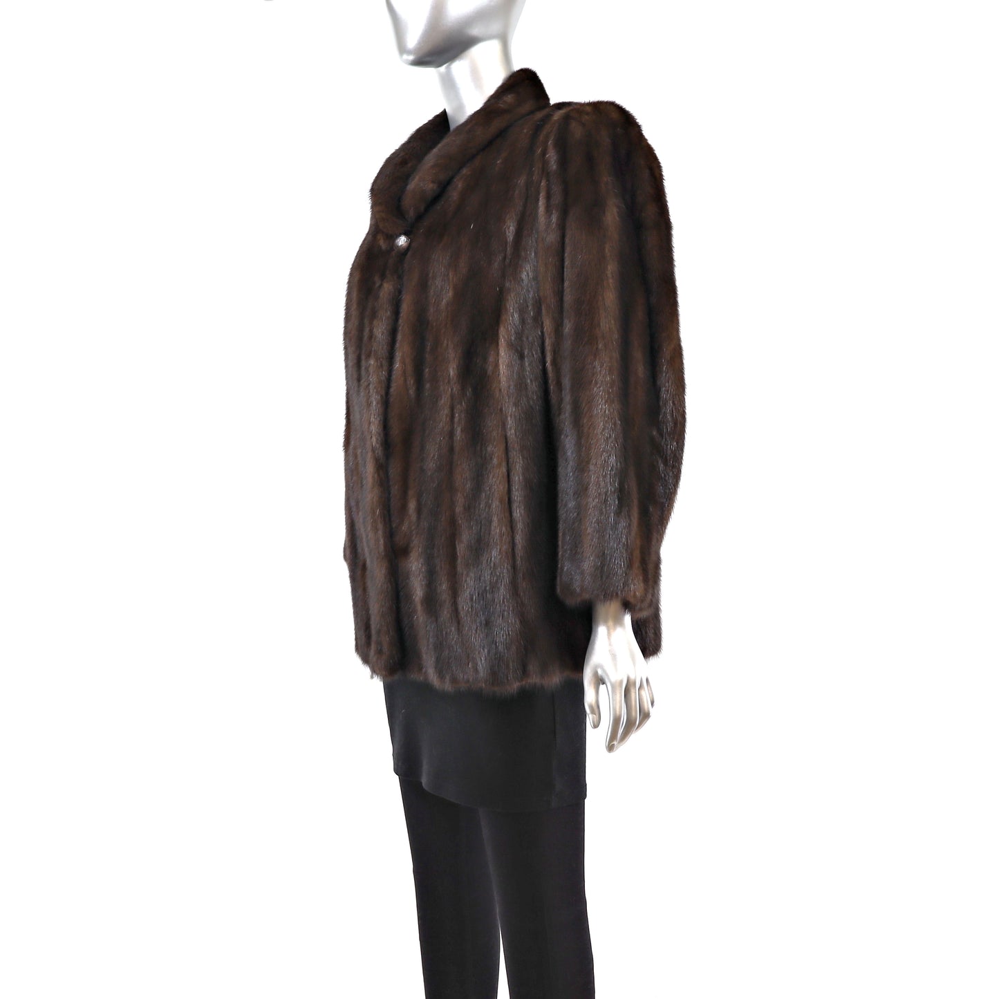 Mahogany Mink Jacket- Size M