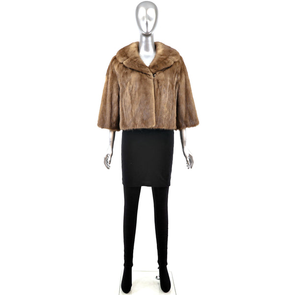 Autumn Haze Mink Bolero Jacket- Size M