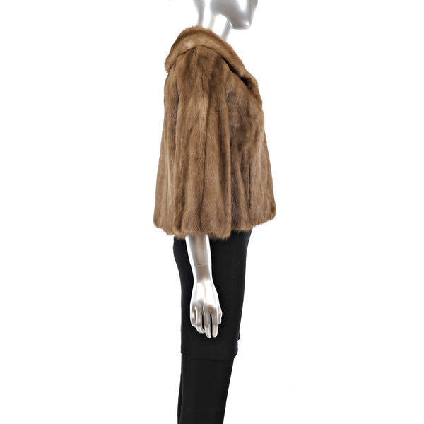 Autumn Haze Mink Bolero Jacket- Size M