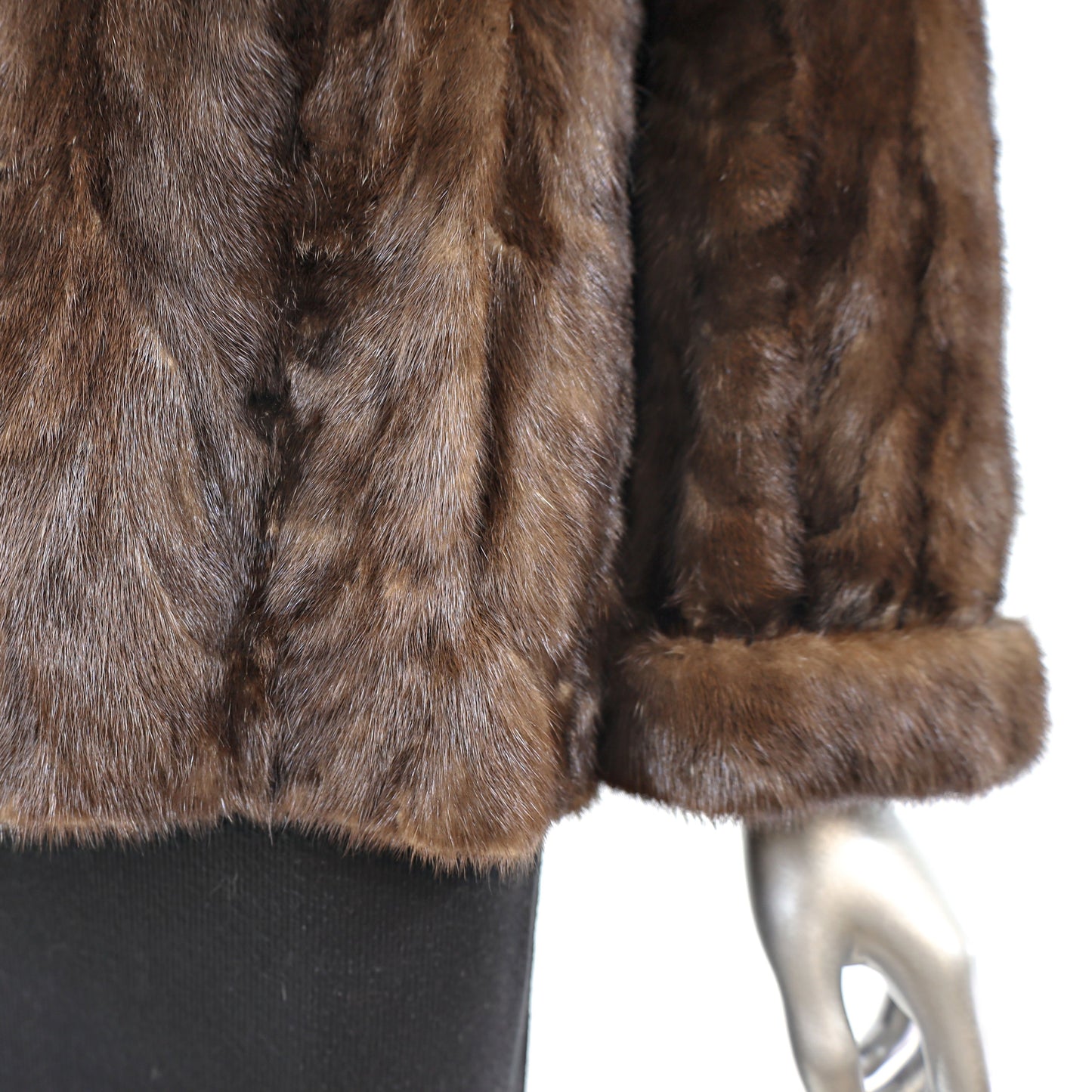 Mahogany Mink Jacket- Size L