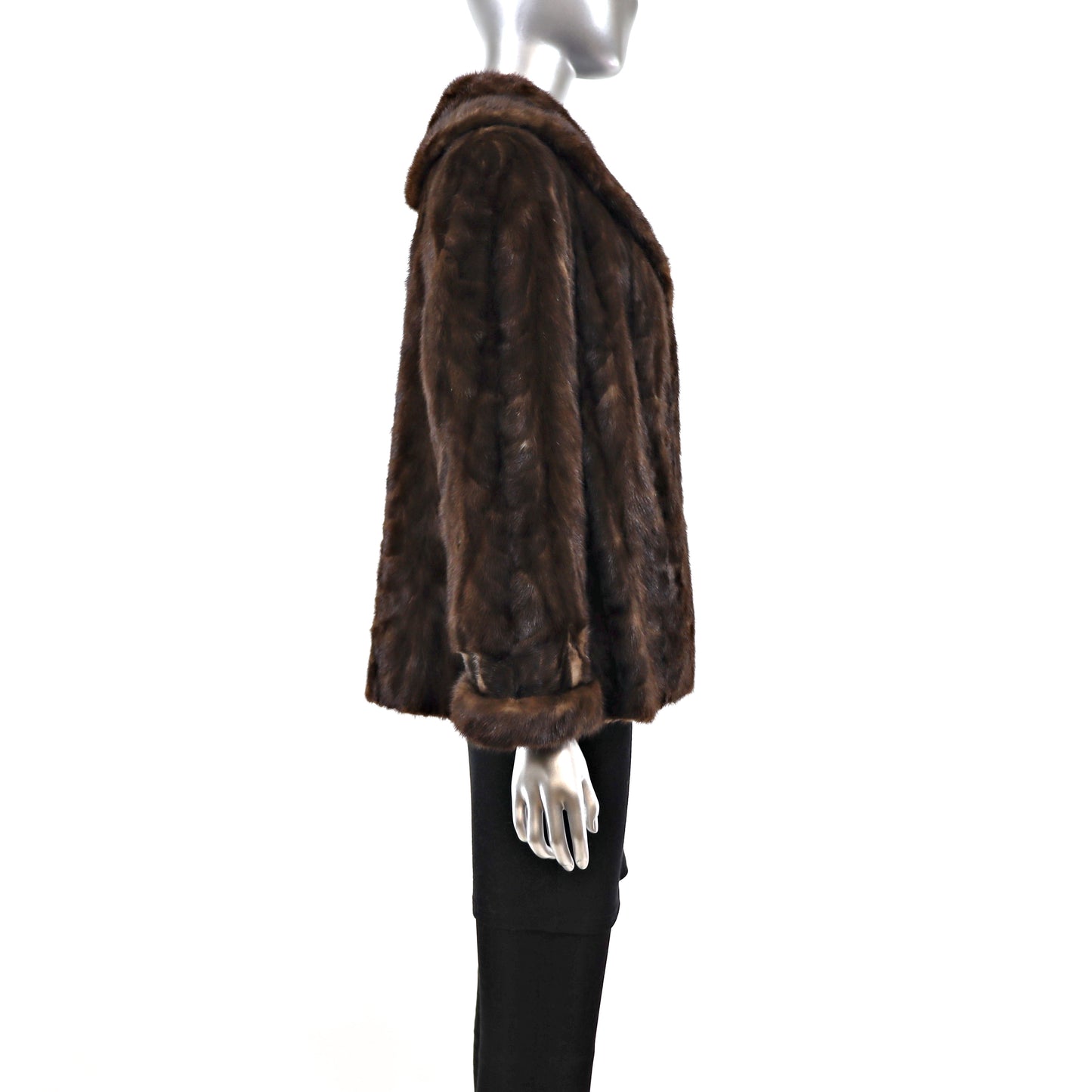 Mahogany Mink Jacket- Size L