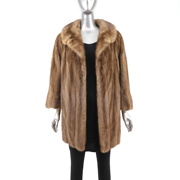 Autumn Haze Mink Jacket- Size XL