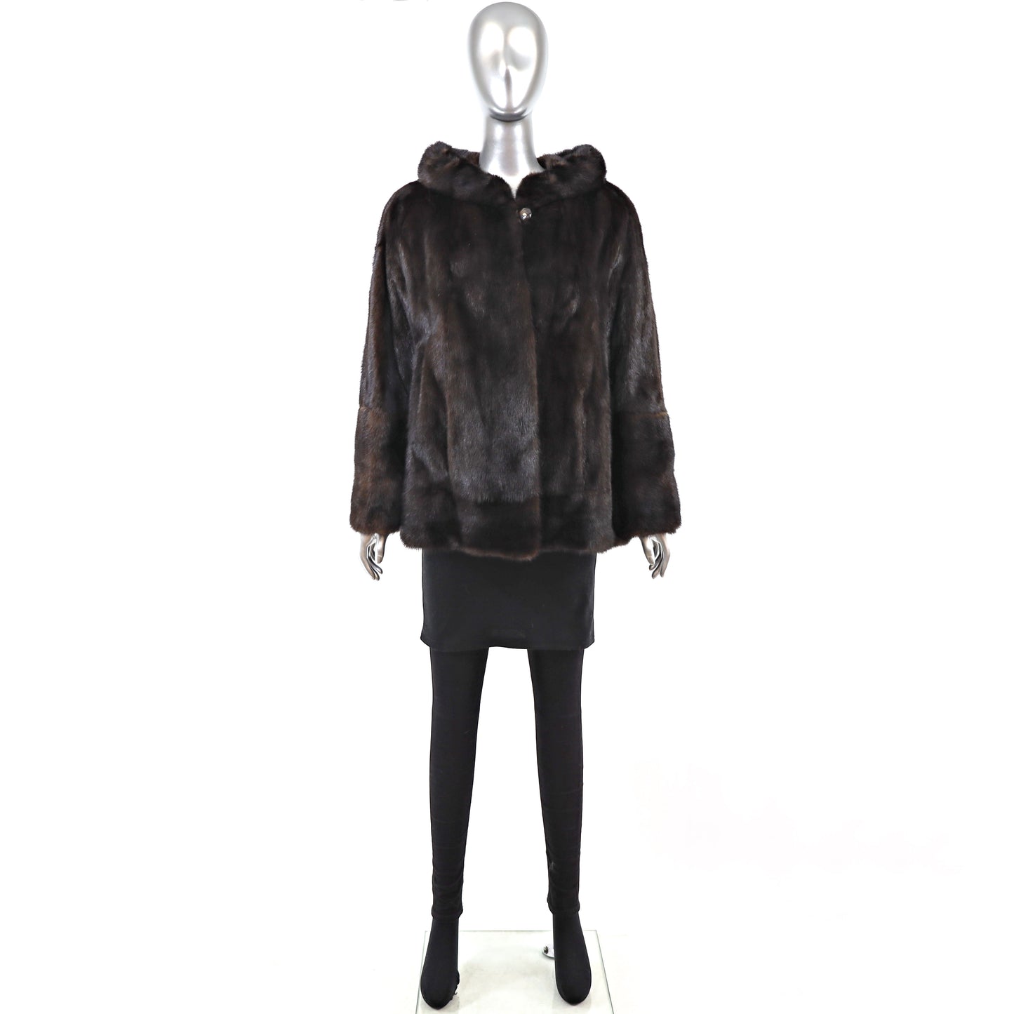 Mahogany Mink Jacket- Size L