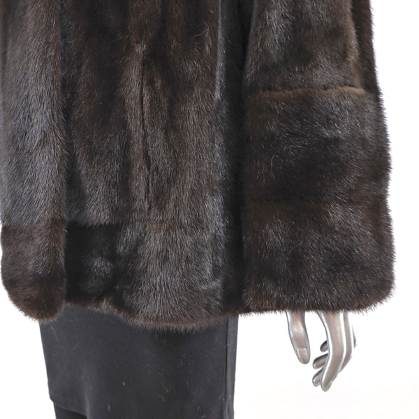 Mahogany Mink Jacket- Size L