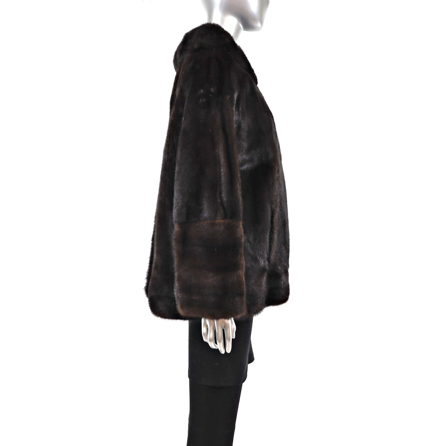 Mahogany Mink Jacket- Size L