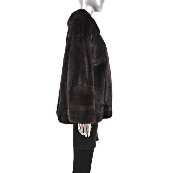 Mahogany Mink Jacket- Size L