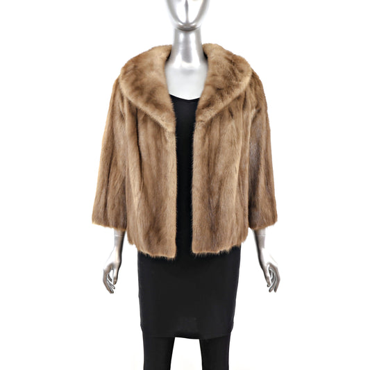 Autumn Haze Mink Jacket- Size M