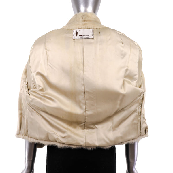 Pearl Mink Jacket- Size XS